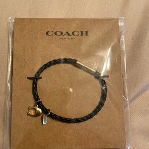 Coach Leather Bracelet